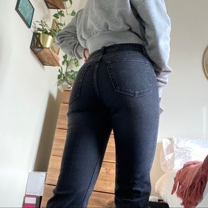 Abercrombie straight leg ankle jeans